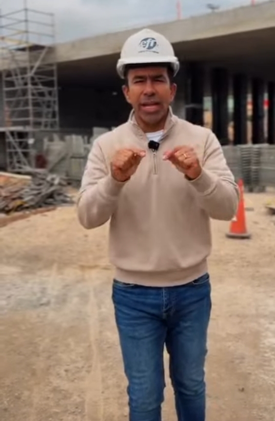 Avanzan las obras de la estación 3M de TransMilenio en Soacha